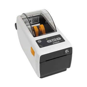 Zebra ZD411-HC, 12 Punkte/mm (300dpi), RTC, USB, USB-Host, BT, WLAN, EPLII, ZPLII, Kit (USB), weiß