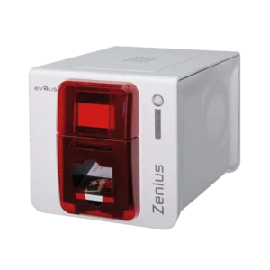 Evolis Zenius, einseitig, 12 Punkte/mm (300dpi), USB, Kit (USB), rot