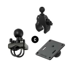 RAM Mounts runde Doppelkugel-Basis