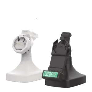 RAM Mounts GDS Uni-Conn Stand-Dockingstation mit Schlüsselverriegelung (Rechts) - Dreh- & Schwenkbar - USB-C & Dual USB-A-Anschluss - Rückseitige Pogo-Pads