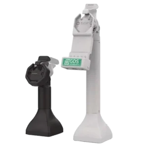 RAM Mounts GDS Uni-Conn Stand-Dockingstation (14 Zoll) mit Schlüsselverriegelung (Rechts) für Rückseitige Pogo-Pins - Dreh-& Schwenkbar - RJ45-Anschluss - PoE (Power over Ethernet)