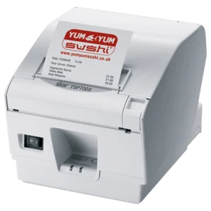 Star TSP743UII-24, USB, 8 Punkte/mm (203dpi), Cutter, dunkelgrau