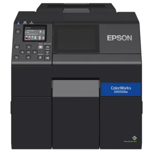 ColorWorks D6500 dye ink, Cutter, Disp., USB, Ethernet, schwarz