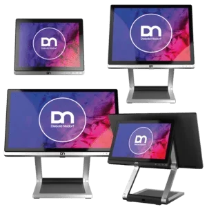 Diebold Nixdorf D1104, 26,4cm (10,4''), Projected Capacitive, Full HD, USB, USB-C, silber