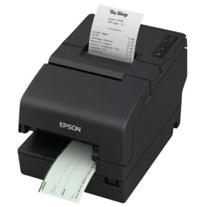 Epson TM-H6000VI, Cutter, MICR, USB, RS232, Ethernet, OPOS, schwarz
