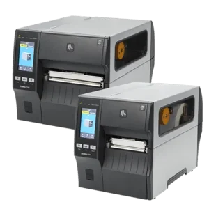 Zebra ZT411, 24 Punkte/mm (600dpi), Peeler, Rewinder, Disp. (Farbe), RTC, USB, RS232, BT, Ethernet, ZPL, ZPLII