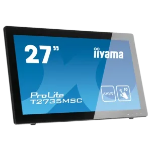 iiyama ProLite T2755MSC-B1, 68,6cm (27''), Projected Capacitive, Full HD, USB, Kit (USB), schwarz
