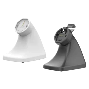 RAM Mounts GDS Uni-Conn Snap-In Stand-Dockingstation - Rückseitige Pogo-Pins - RJ45-Anschluss - PoE (Power over Ethernet) - Hellgrau