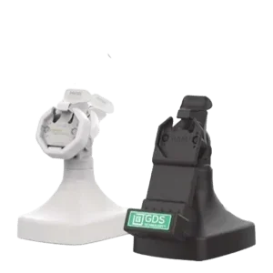 RAM Mounts GDS Uni-Conn Stand-Dockingstation mit Schlüsselverriegelung (Rechts) - Dreh- & Schwenkbar - USB-C & Dual USB-A-Anschluss - Rückseitige Pogo-Pads