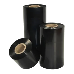 Thermotransferbänder, Zebra, 2300, Wachs, 56,9 mm, 74m, Außen, Schwarz